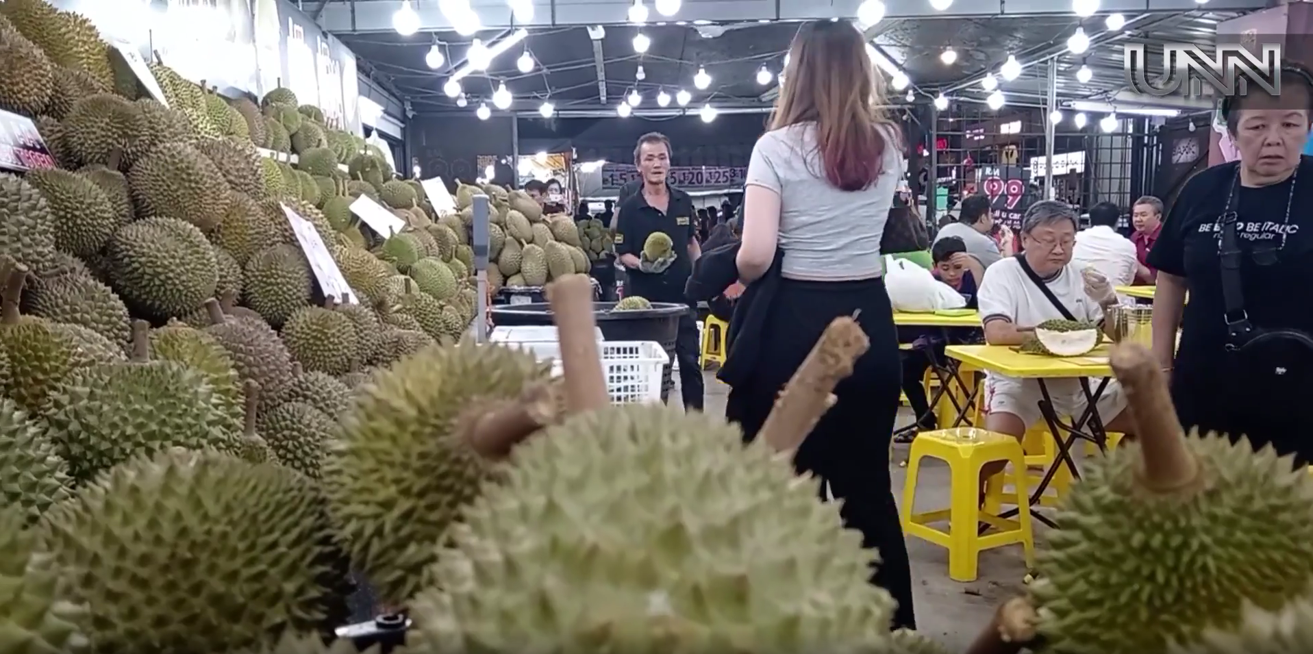 Durian market scene from UNN Field Messenger